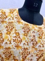 Women Western One Piece Jaipuri Cotton With Adjustable Belt Beautiful Floral Print