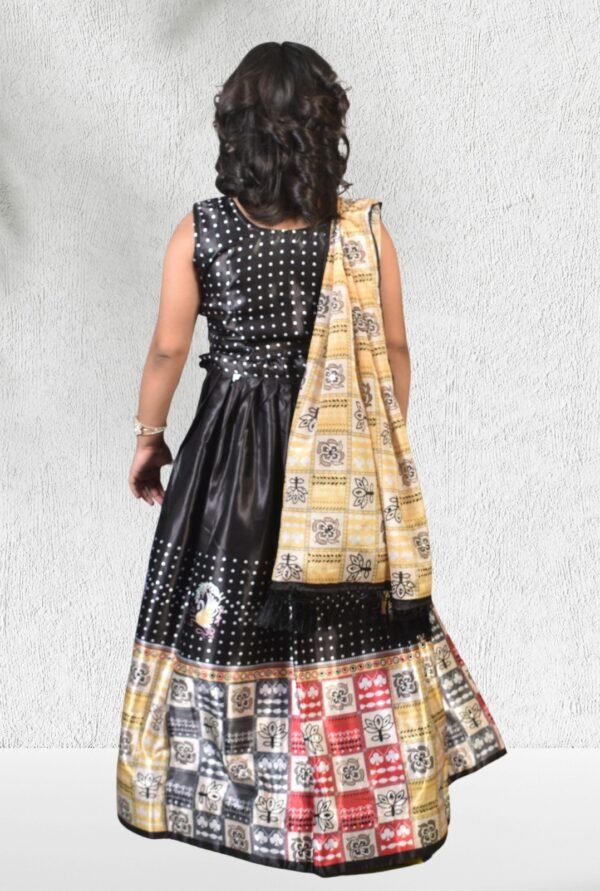 Cutiepie Girls Lehenga Choli Set, Fully Stitched, Mirror Work