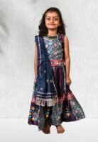 Pretty Girls Lehenga Choli Set, Fully Stitched, Mirror Work