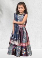 Pretty Girls Lehenga Choli Set, Fully Stitched, Mirror Work