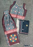 Pretty Girls Lehenga Choli Set, Fully Stitched, Mirror Work