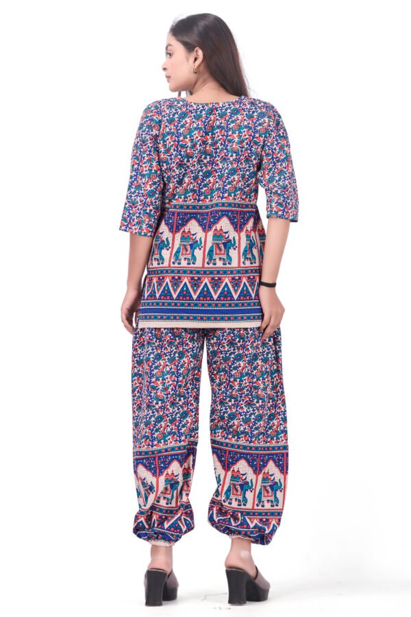 Pure Cotton Fabric Harem Top Set