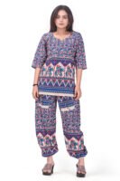 Pure Cotton Fabric Harem Top Set