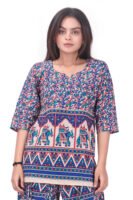 Pure Cotton Fabric Harem Top Set