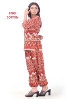 Classic Pure Cotton Fabric Harem Top Set