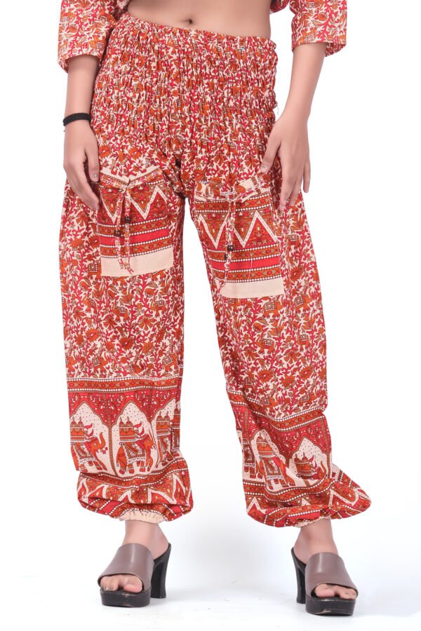 Classic Pure Cotton Fabric Harem Top Set