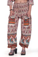 Fancy Pure Cotton Fabric Harem Top Set