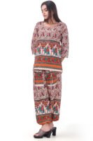 Fancy Pure Cotton Fabric Harem Top Set