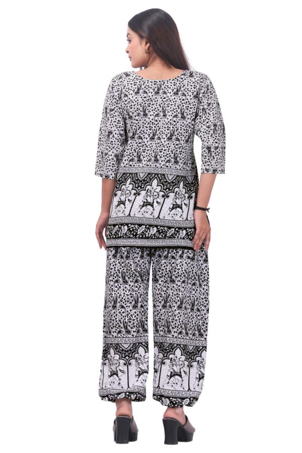 Comfy Pure Cotton Fabric Harem Top Set