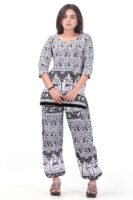 Comfy Pure Cotton Fabric Harem Top Set