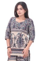 Classy Pure Cotton Fabric Harem Top Set