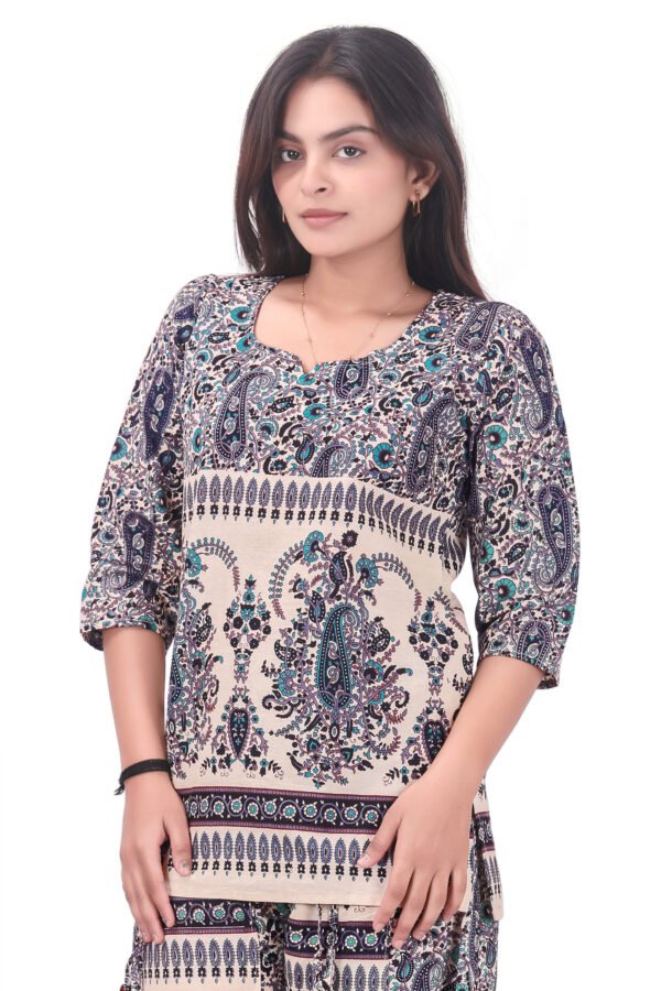 Classy Pure Cotton Fabric Harem Top Set