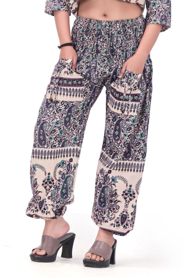 Classy Pure Cotton Fabric Harem Top Set