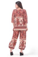 Pretty Pure Cotton Fabric Harem Top Set