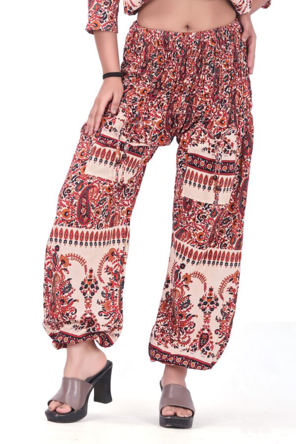 Pretty Pure Cotton Fabric Harem Top Set