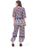 Satrangi Pure Cotton Fabric Harem Top Set